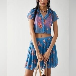 FREE PEOPLE Florence Mesh Set NWT
